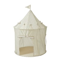 Little Pea - 3Sprouts_Tent_Gingham_Beige_1